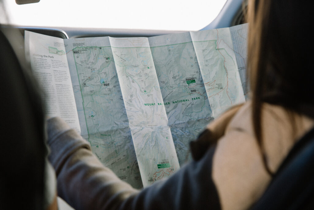 Mount Rainier Elopement Map